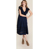 Women's Monica Dress, Midnight Navy - Dresses - 3