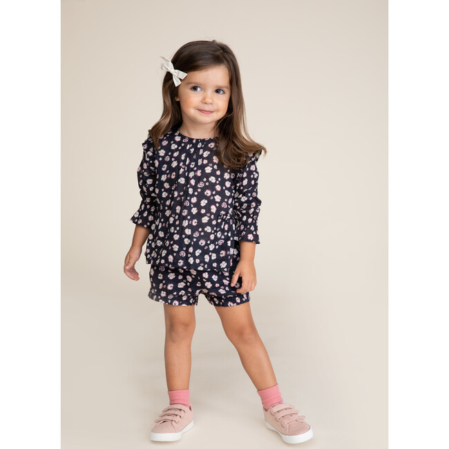Melissa Top, Mini Pansy Print - Blouses - 3