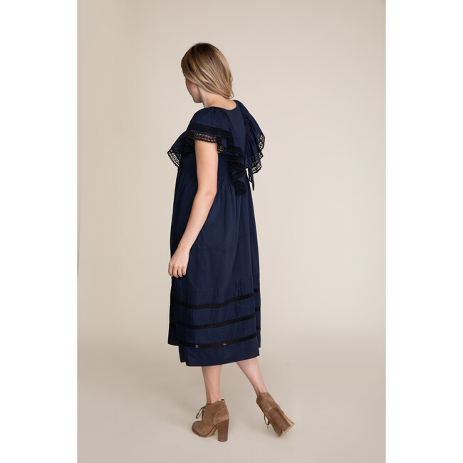 Women's Monica Dress, Midnight Navy - Dresses - 4