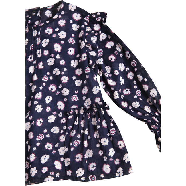 Melissa Top, Mini Pansy Print - Blouses - 5