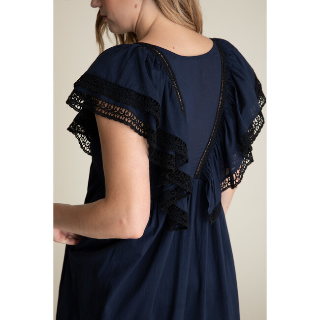 Women's Monica Dress, Midnight Navy - Dresses - 5