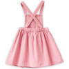 Pinafore Dress, Pink Corduroy - Dresses - 2 - thumbnail