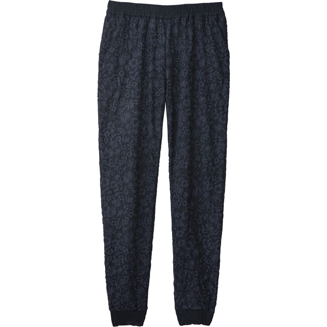 Women's Drake Jogger, Midnight Navy Embroidery - Pants - 1