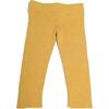 Slim Fit Ribbed Legging, Marigold - Pants - 1 - thumbnail