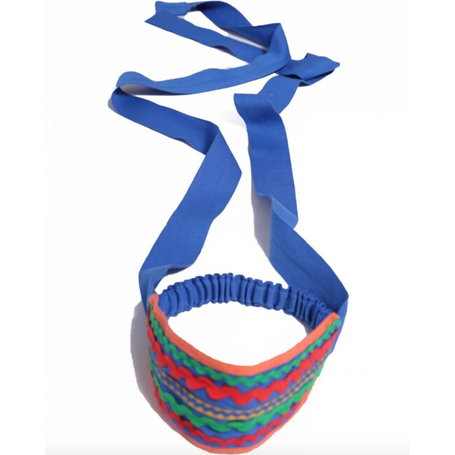 Transylvania Wrapped Headband, Cobalt - Hair Accessories - 1