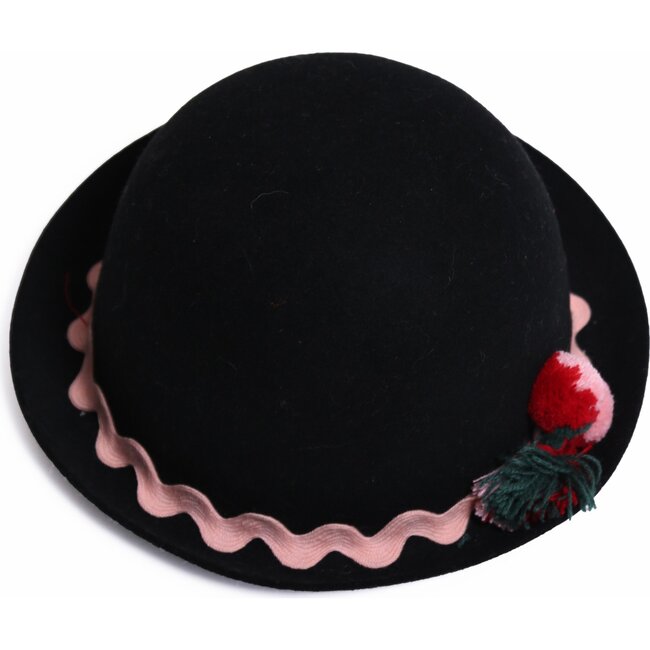Herero XL Ric Rac Boater, Kohl - Hats - 1