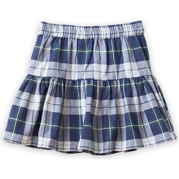 Coral Skirt Navy Green Plaid Beet World Skirts Maisonette