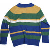 Noah Striped Pullover, Cobalt Mix - Sweaters - 2