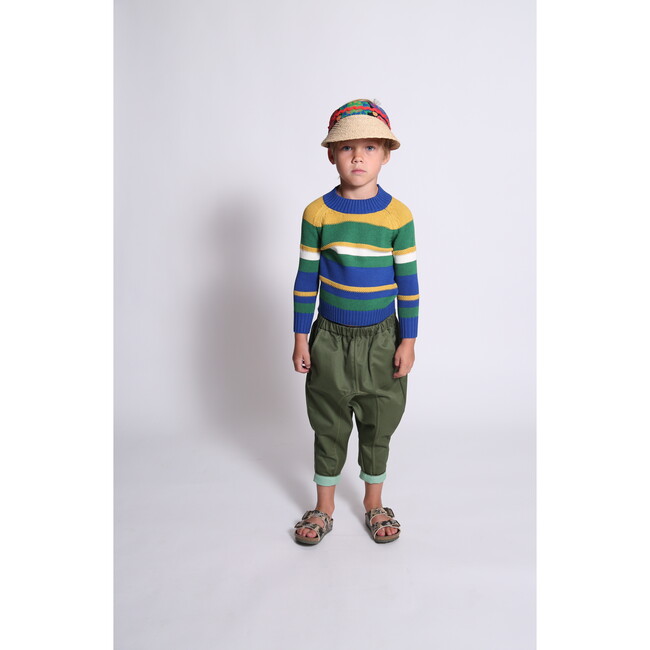 Noah Striped Pullover, Cobalt Mix - Sweaters - 3