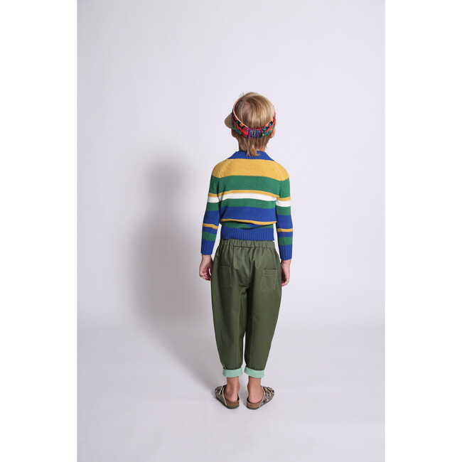 Noah Striped Pullover, Cobalt Mix - Sweaters - 4