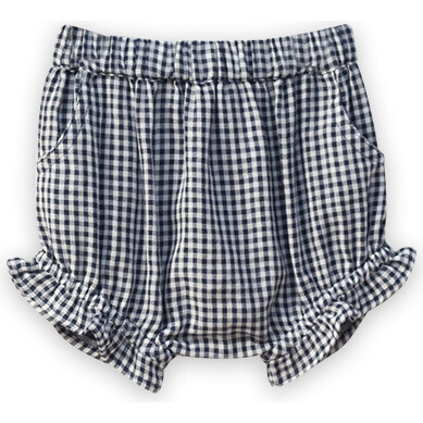 Bloomer, Navy Gingham Check - Bloomers - 1