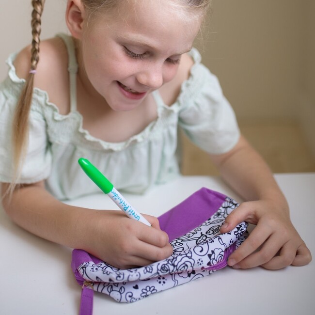 Color-in Pencil Case Bundle with Markers - Arts & Crafts - 3