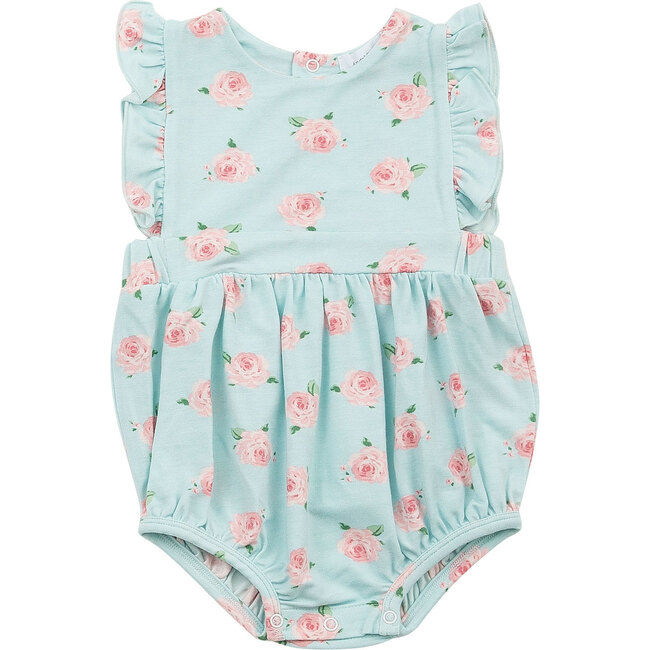 Ruffle Sunsuit, Petite Rose - Onesies - 1