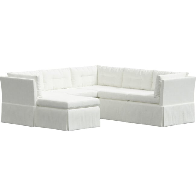 Octavia 6 Piece Sectional, Milano Snow