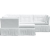 Octavia 6 Piece Sectional, Twill White - Sofas & Sectionals - 1 - thumbnail
