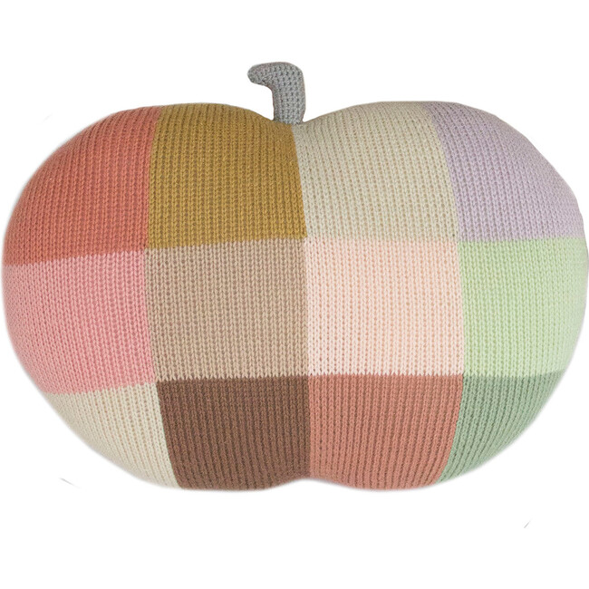 Apple Wool Pillow, Patchwork Multi - Decorative Pillows - 1