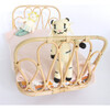 Zig Zag the Tiger Rattle, White/Black - Rattles - 2