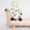 Zig Zag the Tiger Rattle, White/Black - Rattles - 3