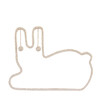 Rabbit Wall Hanging, Oatmeal - Wall Décor - 1 - thumbnail
