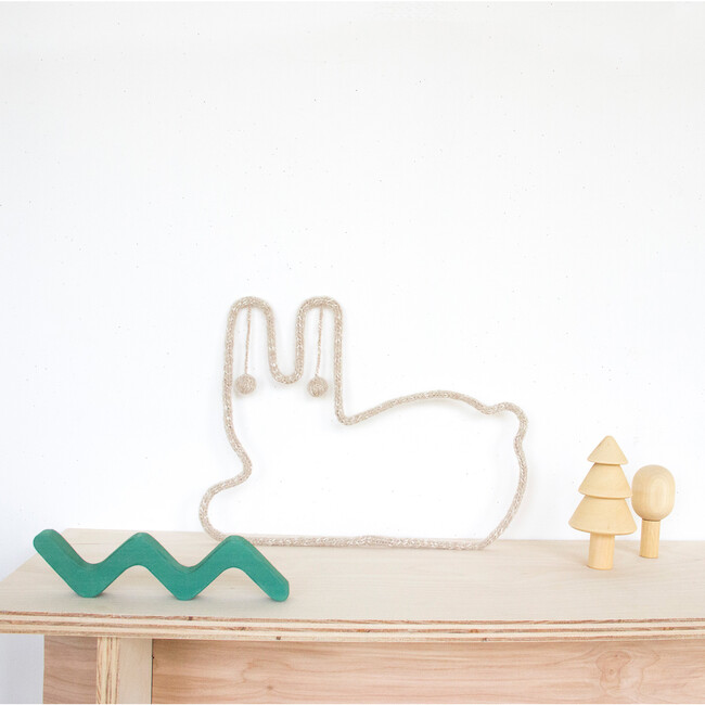 Rabbit Wall Hanging, Oatmeal - Wall Décor - 2