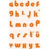 Alphabet Wall Print, Blush/Poppy - Art - 1 - thumbnail