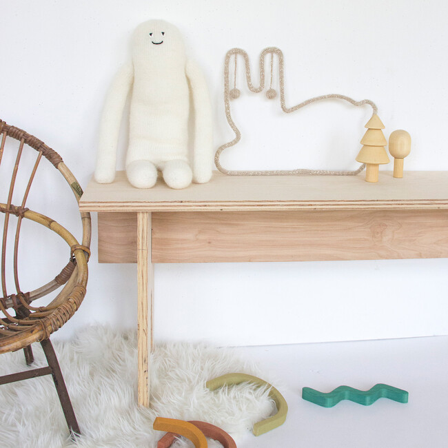 Rabbit Wall Hanging, Oatmeal - Wall Décor - 4