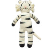 Zig Zag the Tiger Doll, White/Black - Plush - 1 - thumbnail