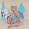 Zig Zag the Tiger Doll, White/Black - Plush - 6