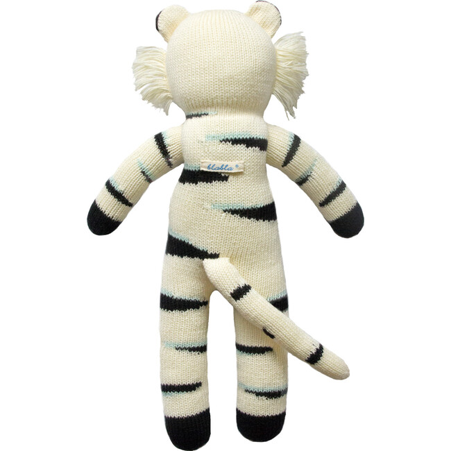 Zig Zag the Tiger Doll, White/Black - Plush - 8