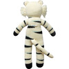 Zig Zag the Tiger Doll, White/Black - Plush - 8