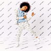 Lenny Sweatpant, Marshmallow Rainbow - Sweatpants - 2