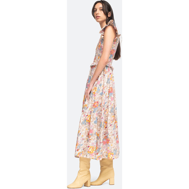 Women's Ines Midi Dress, Cream - Dresses - 2