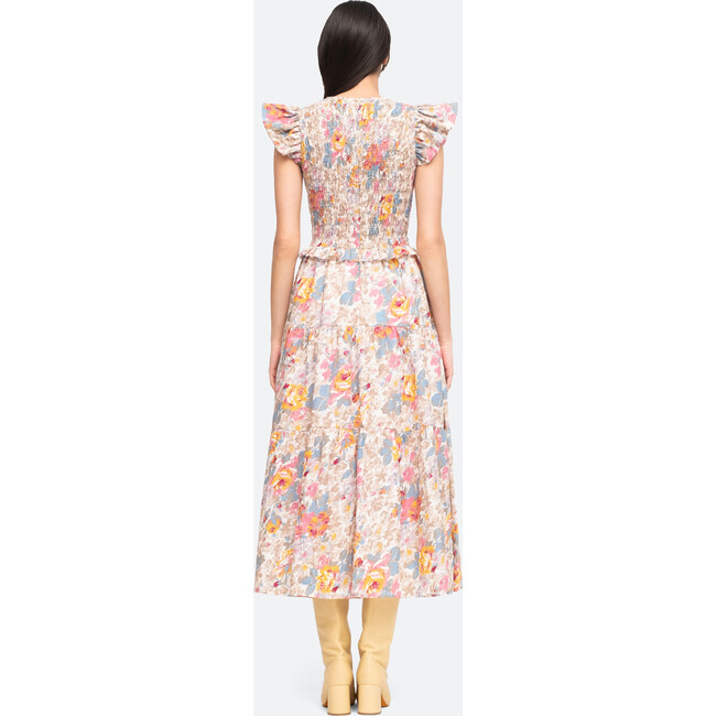 Women's Ines Midi Dress, Cream - Dresses - 3