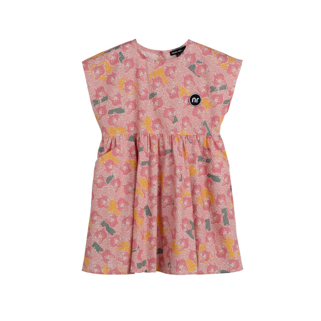 Zadie Poplin Dress, Crystal Rose Panther - Dresses - 1