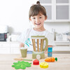 Little Chef Frankfurt Wooden Blender Play Kitchen Accessories, Green - Play Food - 2 - thumbnail
