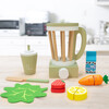 Little Chef Frankfurt Wooden Blender Play Kitchen Accessories, Green - Play Food - 3 - thumbnail