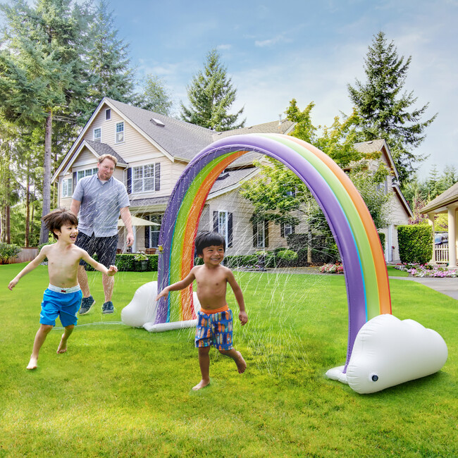 Water Fun Rainbow Inflatable Sprinkler, 2020 - Pool Toys - 2