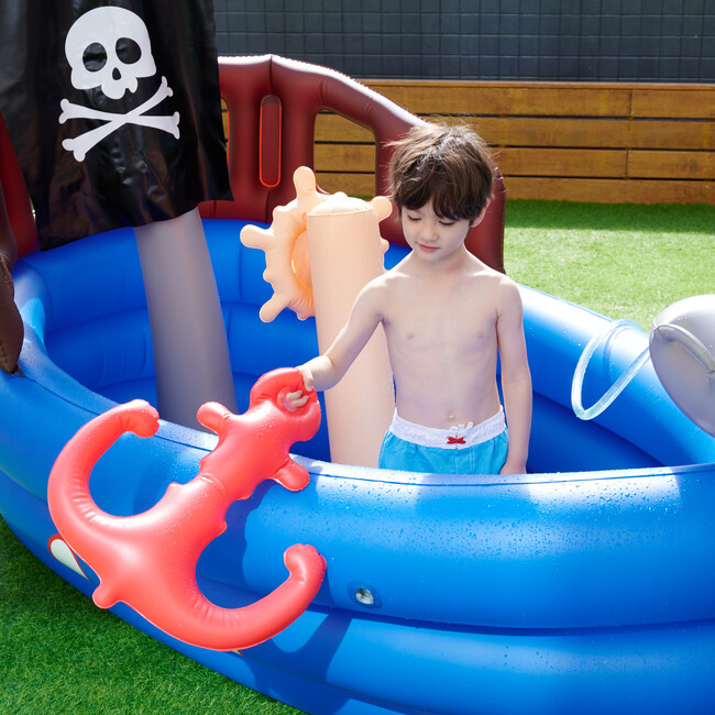 Water Fun Pirate Boat Inflatable Kiddie Pool, 2020 - Pool Toys - 5