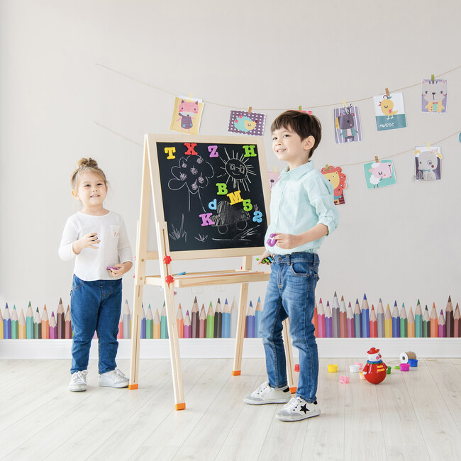 Little Artist Vangogh Easel, Wood/Red - Arts & Crafts - 4