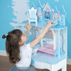 Dreamland Castle Play Vanity Set, White/Ice Blue - Kids Seating - 6