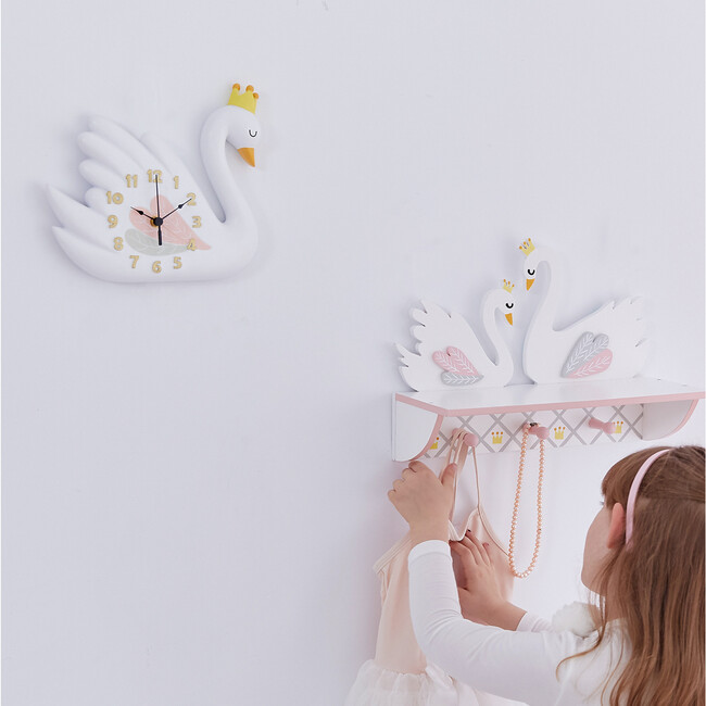 Swan Lake Wall Clock - Accents - 3