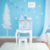Dreamland Castle Play Vanity Set, White/Ice Blue - Kids Seating - 8 - thumbnail