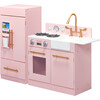 Little Chef Chelsea Modern Play Kitchen, Pink - Play Kitchens - 1 - thumbnail