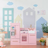 Little Chef Chelsea Modern Play Kitchen, Pink - Play Kitchens - 2 - thumbnail