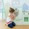 Little Chef Chelsea Modern Play Kitchen, Mint/Gold - Play Kitchens - 2 - thumbnail