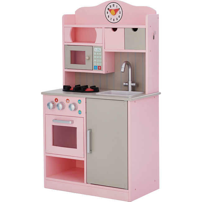 Little Chef Florence Classic Play Kitchen, Pink/Grey