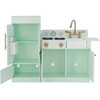 Little Chef Chelsea Modern Play Kitchen, Mint/Gold - Play Kitchens - 4
