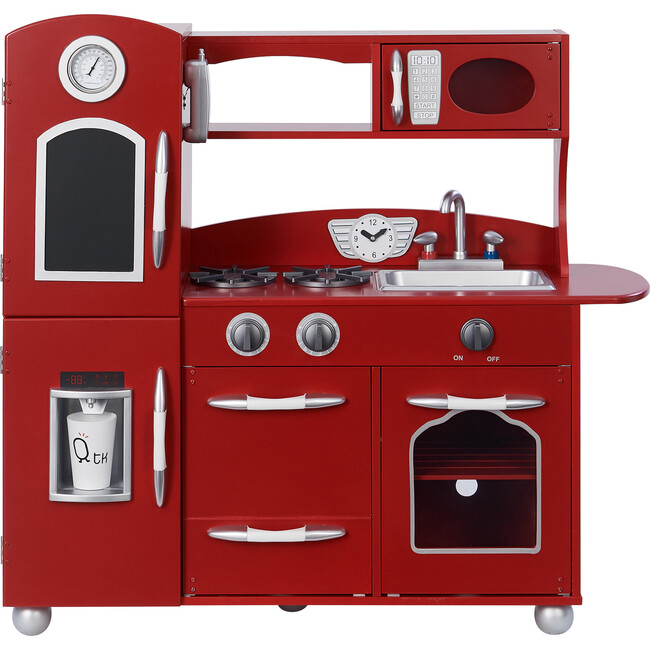 Little Chef Westchester Play Kitchen, Red - Teamson Kids Over the Top ...