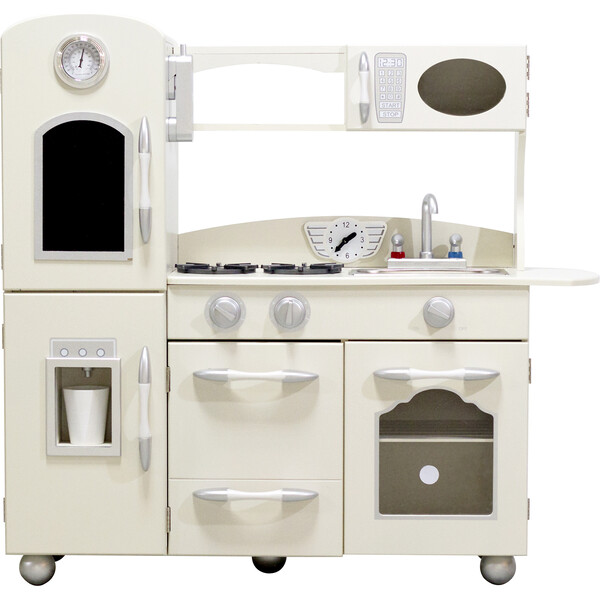 Little Chef Westchester Retro Play Kitchen, White - Teamson Kids Play ...