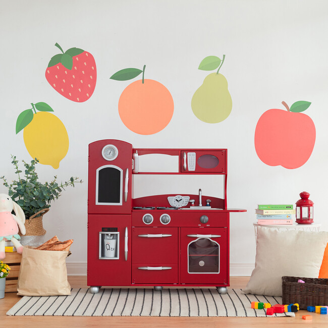 Little Chef Westchester Play Kitchen, Red - Play Kitchens - 2